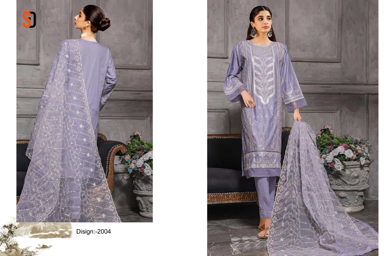 Shraddha Bin Saeed Dhagga Kari Collection Vol 2 Pakistani Suits Catalog
